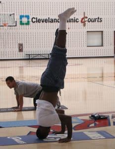 LeBron James Yoga Athlete